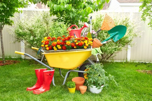 Garden service issue being assessed on site